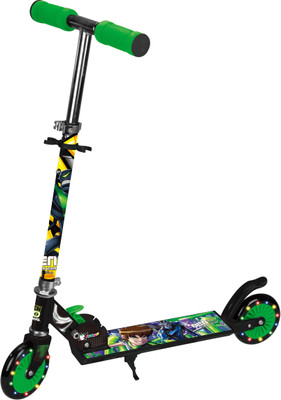 

Toyhouse Ben10 Height Adjustable Folding Scooter with Wheel Lights(Black)