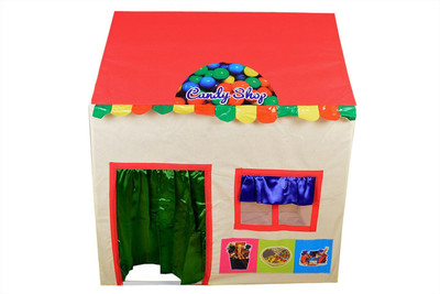 

Tabu Candy Shop Tent Play house For Kids(Multicolor)