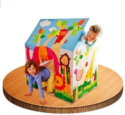 Turban Toys Intex Kids House Tent, Playhouse- Fun Cottage For Indoor Or Outdoor Activity(Multicolor) Turban Toys Intex Kids House Tent, Playhouse- Fun Cottage For Indoor Or Outdoor Activity(Multicolor)