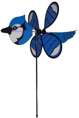 

In the Breeze Baby Blue Jay Garden Spinner(Multicolor)