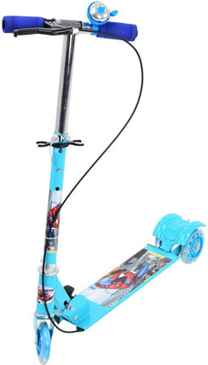 

Flying Toyszer 3 Wheel Manual Ride On Scooter with Hand Brake and Bell(Blue)