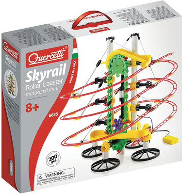 

International Playthings Quercetti Skyrail Rollercoaster with Elevator(Multicolor)