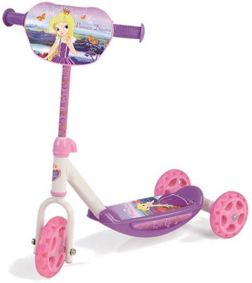 Smoby Princess Scooter - 3 Wheels(Pink)