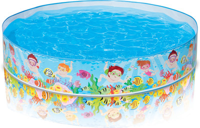 INTEX Fun Swimming Pool-6ft Inflatable Swimming Pool(Blue)