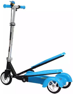 

Hoteon Wing scooter with height adjustable and foldable and age limit 5 years(Blue)