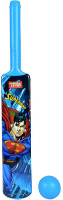 

Kreative Kids Superman Blue Cricket Bat(Blue)