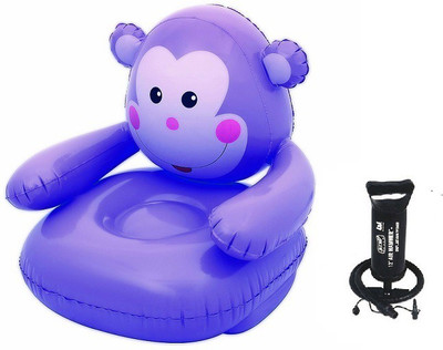 

Bestway Lil Monkey Inflatable Chair with Air Step Pump(Multicolor)