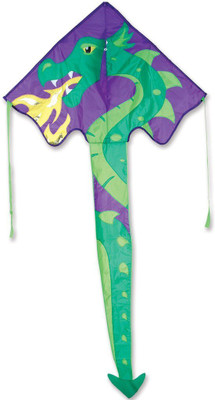 

Premier Kites Lg.Easy Flyer - Skylar Dragon(Green, Purple)