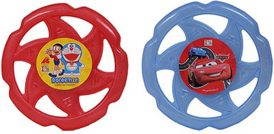 

Disney Combo of Disney Pixar Cars and Doraemon Flying Disc(Multicolor)