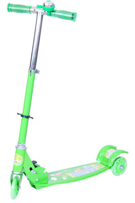 

Naughty Kid 3 Wheel Scooter With Shockers(Green)