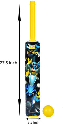 

Kreative Kids Batman Large Cricket Bat(Yellow)