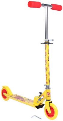 

The Flyer's Bay Licenced Multi Character 2 Wheel Scooter High Grade Quality (Motu Patlu)(Multicolor)