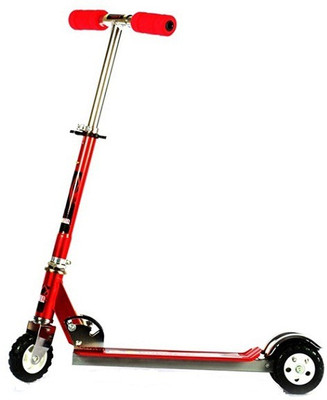 

Flying Toyszer Heavy Metallic Big Size 3 Wheel Height Adjustable Scooter(Red)