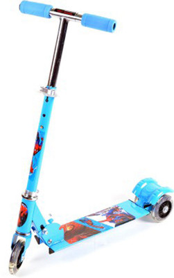 

Basetronix 3 Wheel Spiderman Scooter Foldable For Kids(Blue)