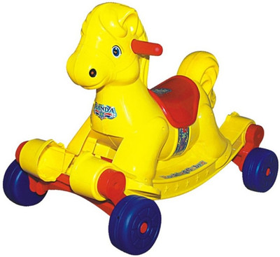 

Panda yellow rocking horse(White)