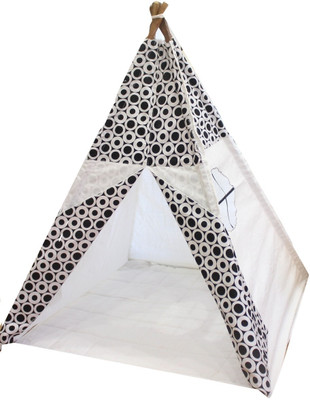 

weaverbird fabrics Circular Teepee(Black, White)