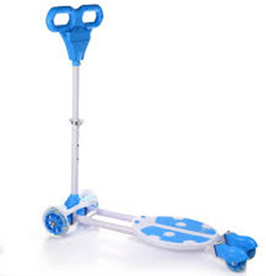 

Infinity 4 Wheel Zip Flick Style Double Board Self Propelled Kids Foot Scooter(Blue)
