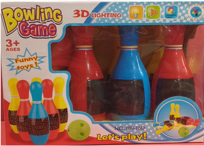 

Darling Toys Play Bowling Set With 3d Lights & Sounds(Multicolor)
