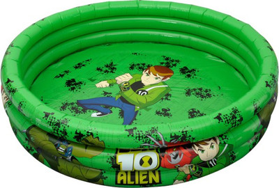 Simba Ben 10 Inflatable Baby 3 Ring Pool(Green)