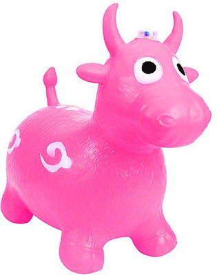 

Tickles Charming Jumping Bull(Pink)