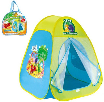 

Toys Bhoomi Little Dino Play Tent - 100% Safe Polyester Fabric(Multicolor)