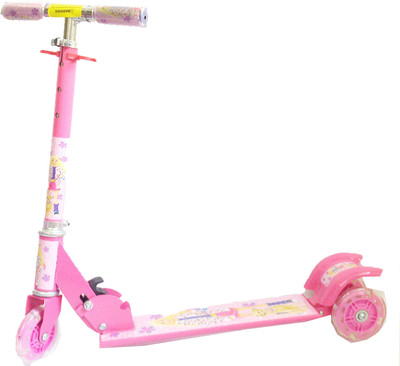 

Imported Scooter with LED Light Wheels(Pink)
