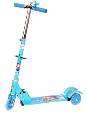 

Naughty Kid 3 Wheel Bell Scooter Witth Shockers(Blue)