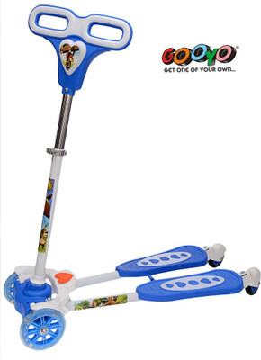 

GOOYO 4 WHEEL SCOOTER WITH LED LIGHTS(Blue)