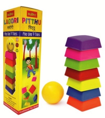 

Buddyz Lagori "Pitthu" Traditional Activity Toy for Kids by Buddyz(Multicolor)