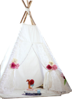

Weaverbird Fabrics Lacey Rosalina Teepee(White)
