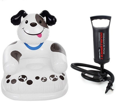 

Flying Toyszer Kiddie Inflatable Chair with Air Pump(Multicolor)