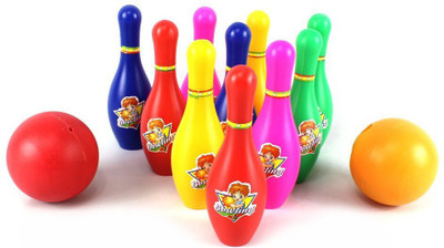 

VK Bowling Pin Medium Set(Multicolor)