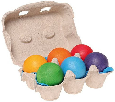 

Grimm's Spiel and Holz Design Set of Wooden Balls(Multicolor)