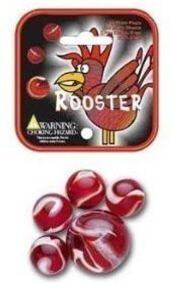 

FS USA Rooster Marbles(Maroon, White)