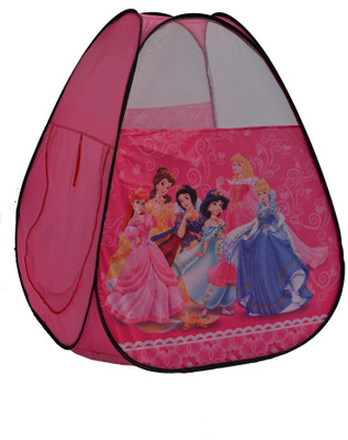 

Taaza Garam Princess Pop Up Foldable Roleplay Fairy Castle Doll House Glows in Dark Stars Tent(Multicolor)