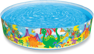INTEX Fun Swimming Pool-8ft Inflatable Swimming Pool(Blue)