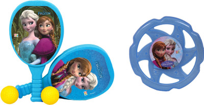 

Disney Combo of Frozen Beach Racket Set and Frozen Flying Disk(Multicolor)