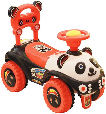 Kiddies Express GJ Panda Black & Red Ruff Rider(Red)