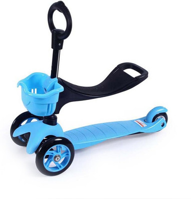 

Shape n Style 3 In 1 Deluxe Glider Scooter With T-bar Handle & Seat(Multicolor)