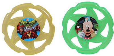 

Disney Combo of Disney Mickey and Marvel Avengers Flying Disc(Multicolor)