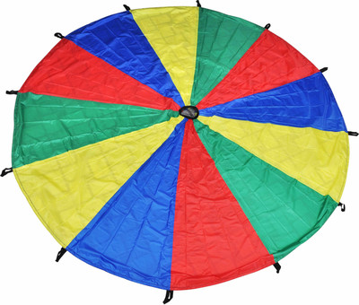 

GSI Kids Mini Parachute with bag(Red, Yellow, Green, Blue), Blue;green;red;yellow