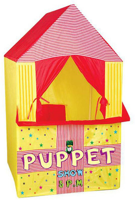 

Cuddles Play Tent House Puppet Show(Multicolor)