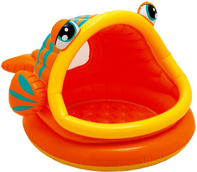 

Intex 49"x43"x28" Lazy Fish Shade baby Pool(Multicolor)