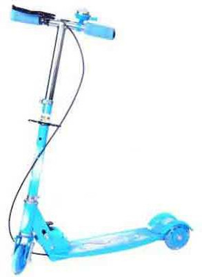 

MdFashions kart Foldable and Height Adjustable Scooter with Brakes for Kids(Blue)