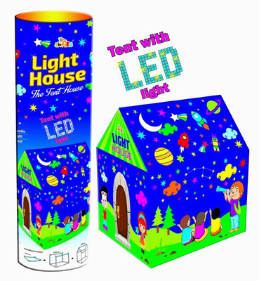

Taaza Garam Light Tent play House For Kids Toys with Led Lights(Multicolor)