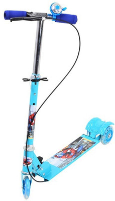

Madink 3 Wheel Scooter for Kids With Handbrake & Bell(Blue, Green)