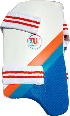 

THREE WICKETS HITTER Cricket Thigh Guard(Multicolor, White|blue|orange