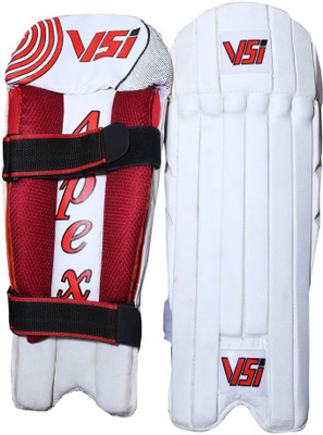 

VSI Apex Men's (39 - 43 cm) Youth Batting Pad(White, Red, Batting)