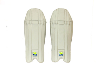 

KAKSS Bronco Men's (39 - 43 cm) Wicket Keeping Pad(White, Blue, Ideal Players)