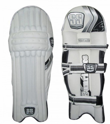 

SS Test Players Men's (39 - 43 cm) Batting Pad(White, Black, Right Hand)